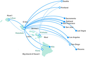 Hawaiian Flight Routes