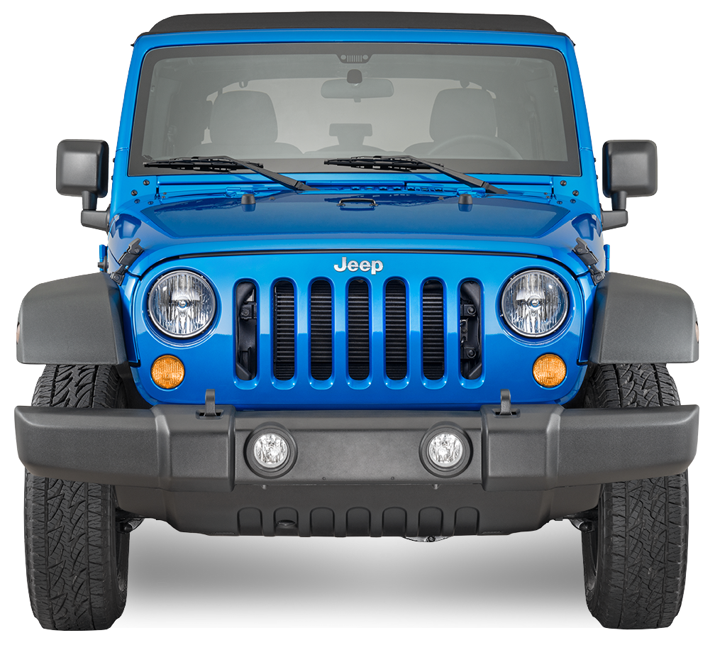 Blue Jeep rental